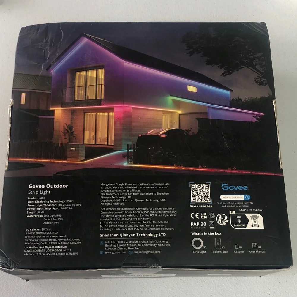 Govee Outdoor Strip Light 98.4 Ft